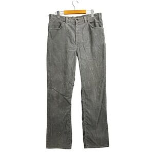 Vintage Levis 619 Grey Corduroy Pants Mens 36x34 Straight Leg White Tab